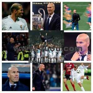 .زيدان Zidane مدربا للنادي الملكي ريال مدريد حتى عام 2022