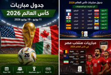 جدول مباريات كأس العالم 2026 ومواعيد المواجهات المنتظرة