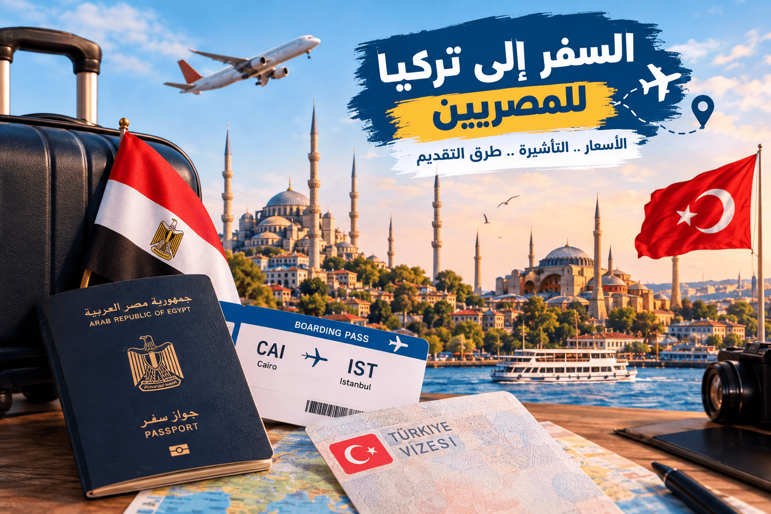 السفر إلى تركيا للمصريين 2026 والتأشيرة وأسعار السفر